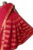 Pure Double Checks Zari Mysore Crepe Silk Saree